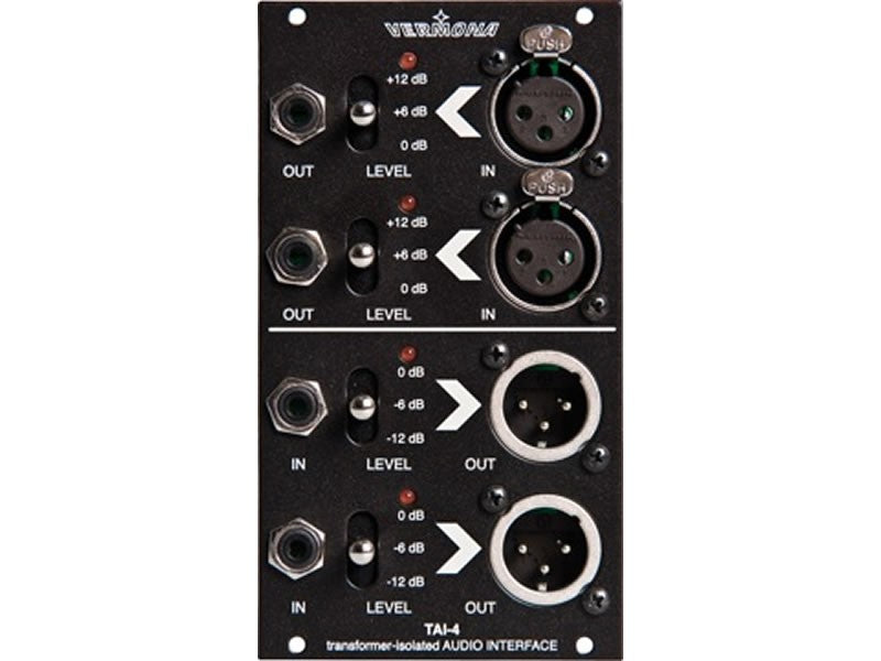 VERMONA TAI-4 オーディオインターフェイス Vermona TAI-4 Transformer-Iso Audio Interface Eurorack