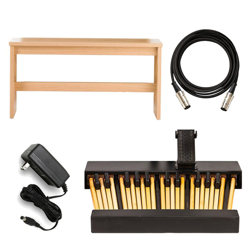 Collage image of the Viscount Pedalboard 25 BENCH KIT
