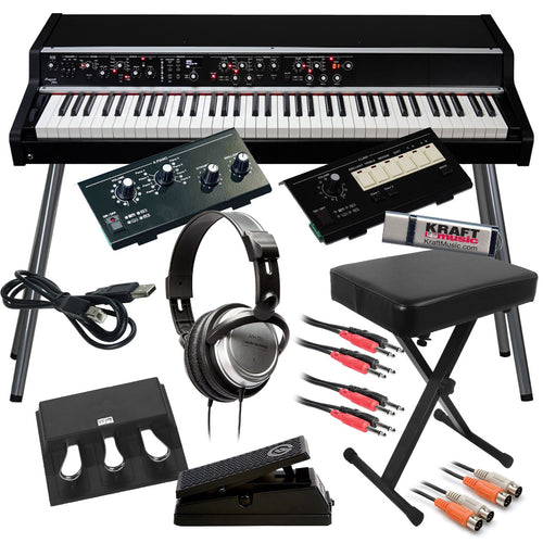 Collage image of the Viscount Legend '70s Compact Extended Stage Piano STUDIO KIT