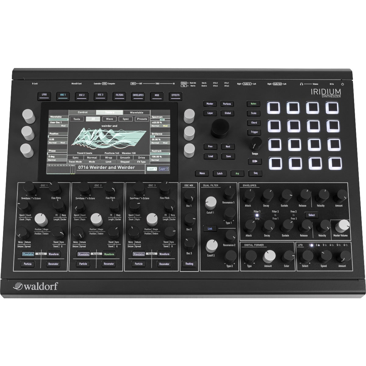 Waldorf Iridium Digital Polyphonic Desktop Synthesizer Waldorf Iridium Digital Polyphonic Desktop Synthesizer