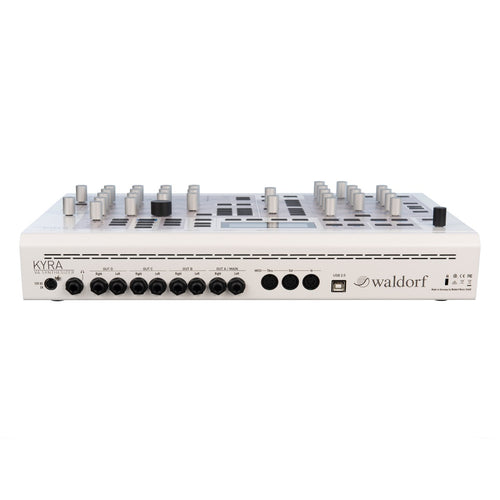 Rear view of Waldorf Kyra Desktop Virtual Analog Synthesizer