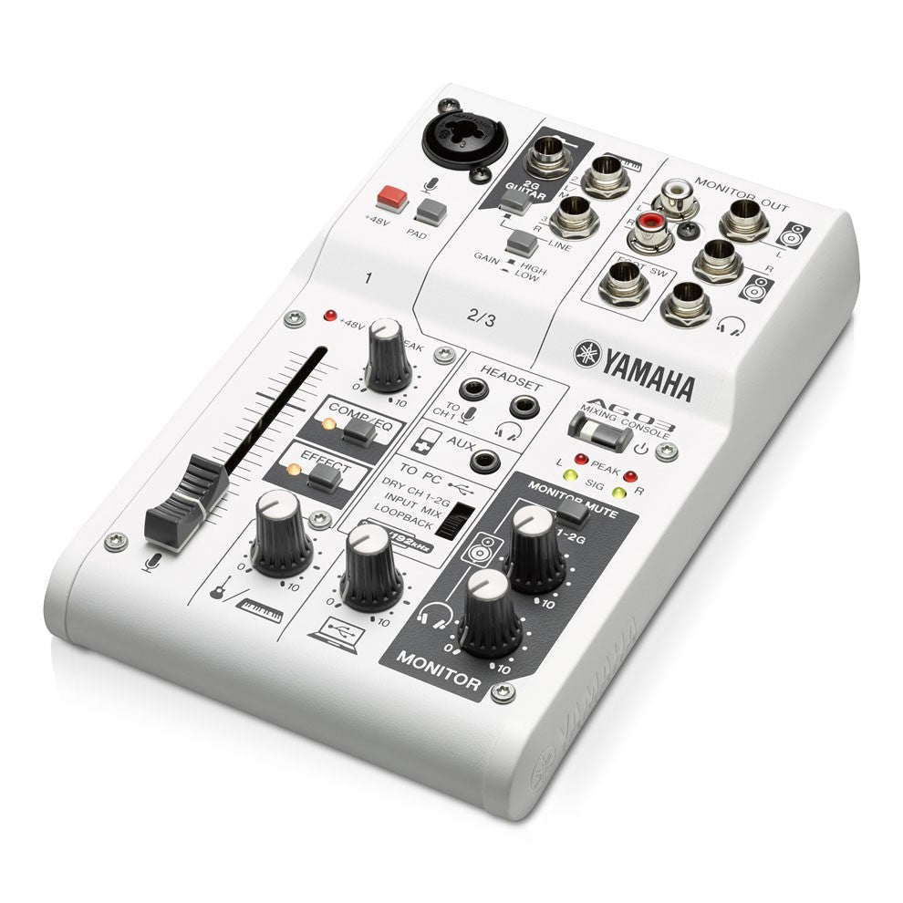 Yamaha AG03 Three Channel Mixer and USB Audio Interface