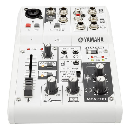 Yamaha AG03 Mixer and USB Audio Interface