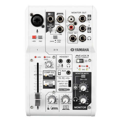 Yamaha AG03 Mixer and USB Audio Interface