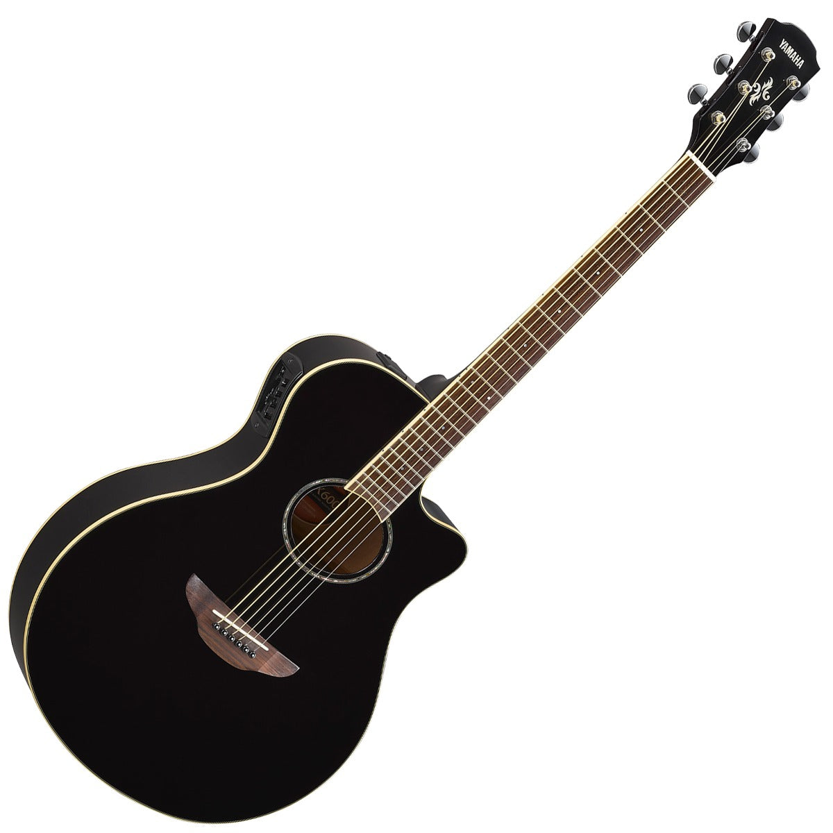 Yamaha APX600 Acoustic-Electric Guitar - Black COMPLETE GUITAR BUNDLE