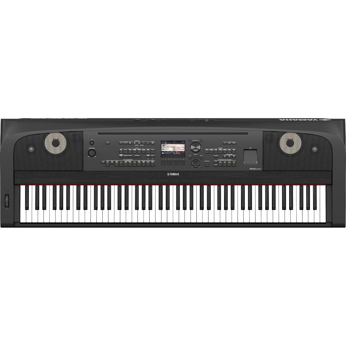 Top view of Yamaha DGX-670 Portable Grand Digital Piano - Black