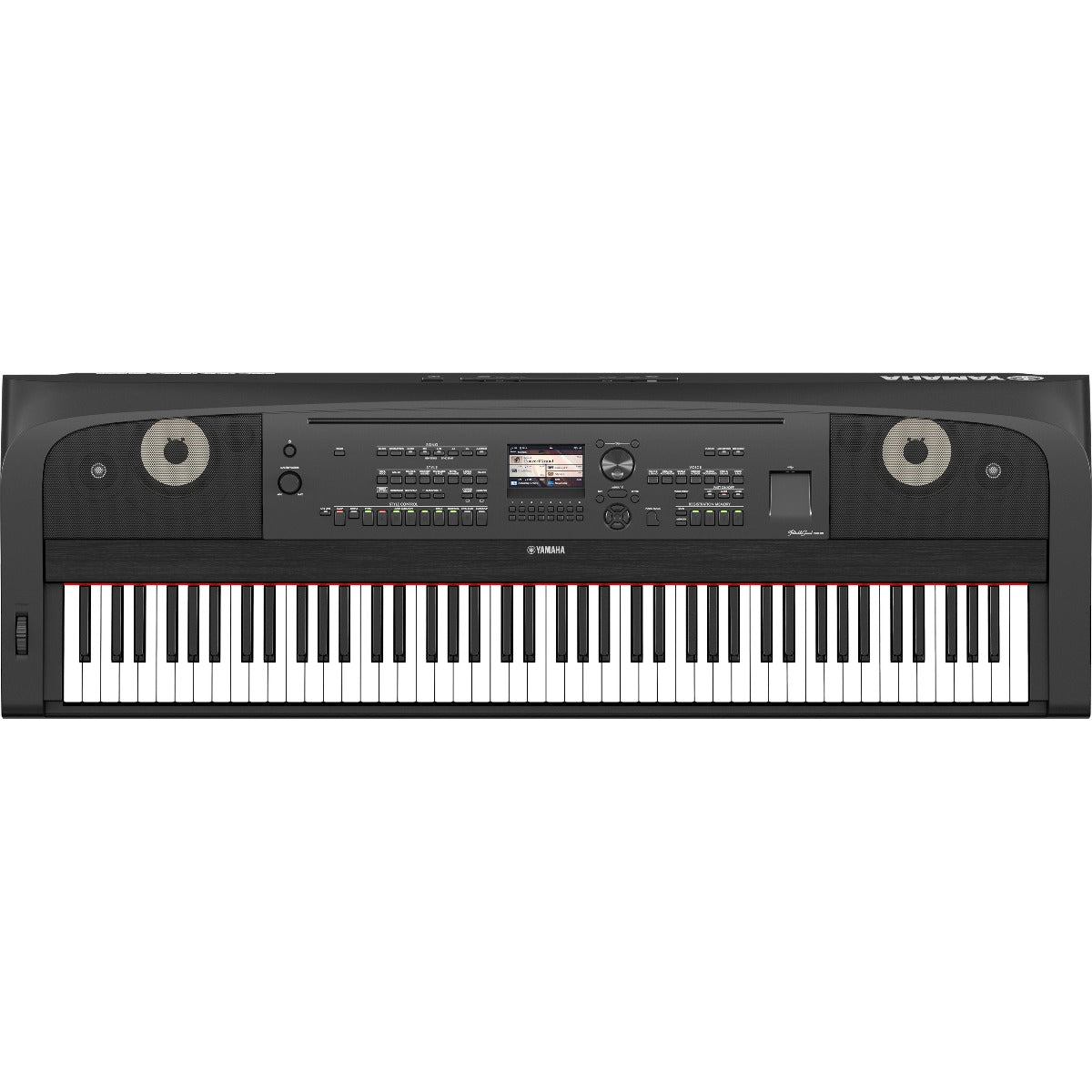 Top view of Yamaha DGX-670 Portable Grand Digital Piano - Black