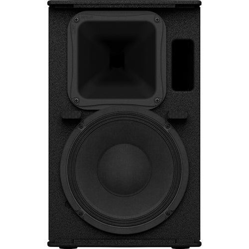 Front view of Yamaha DHR10 with speaker grille removed