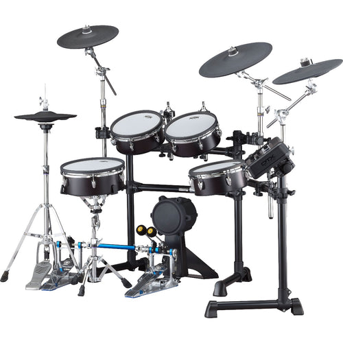 Perspective view of Yamaha DTX8K-M BF showing left side and back