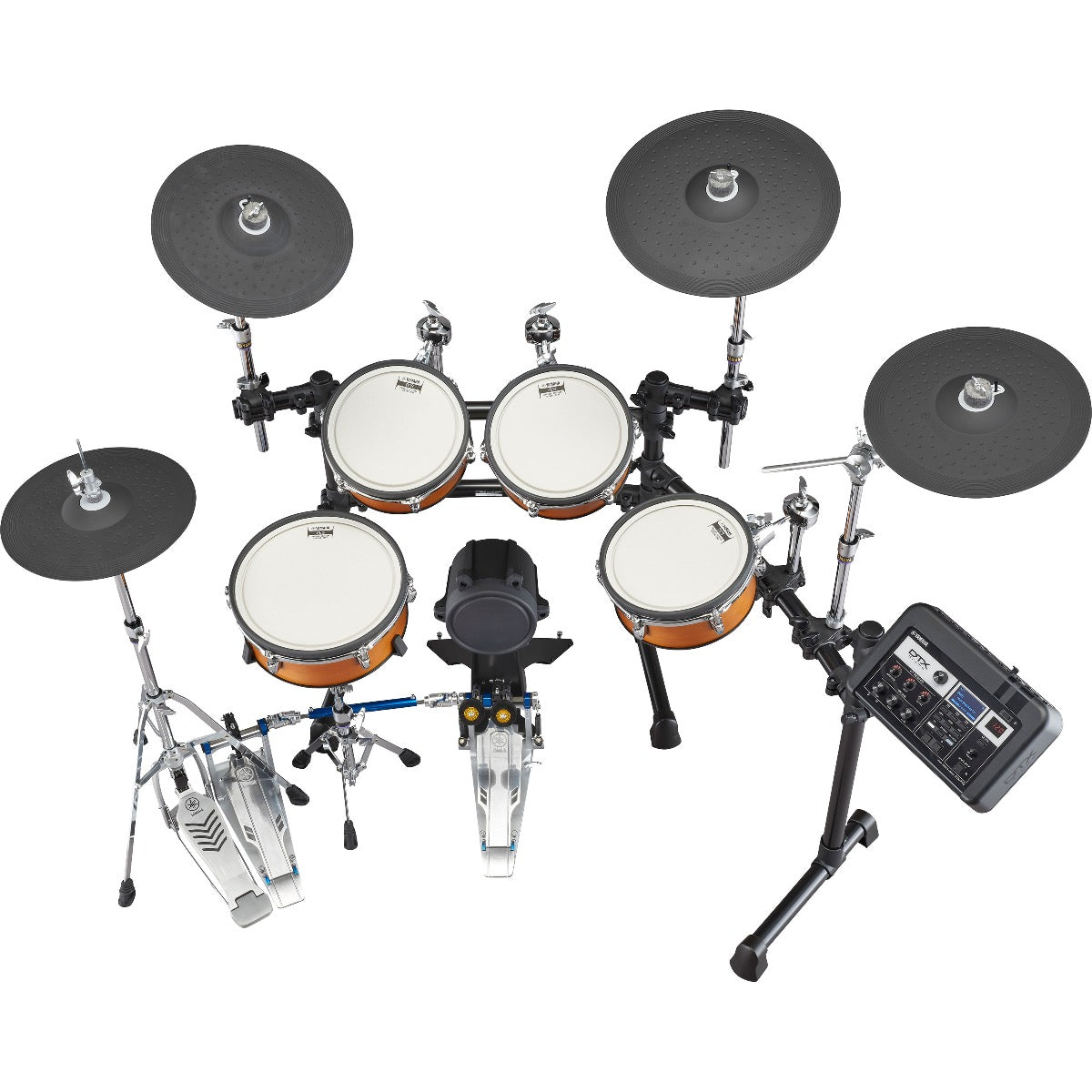 double bass pedal electronic drums Yamaha DTX8K-X RW Electronic Drum Set