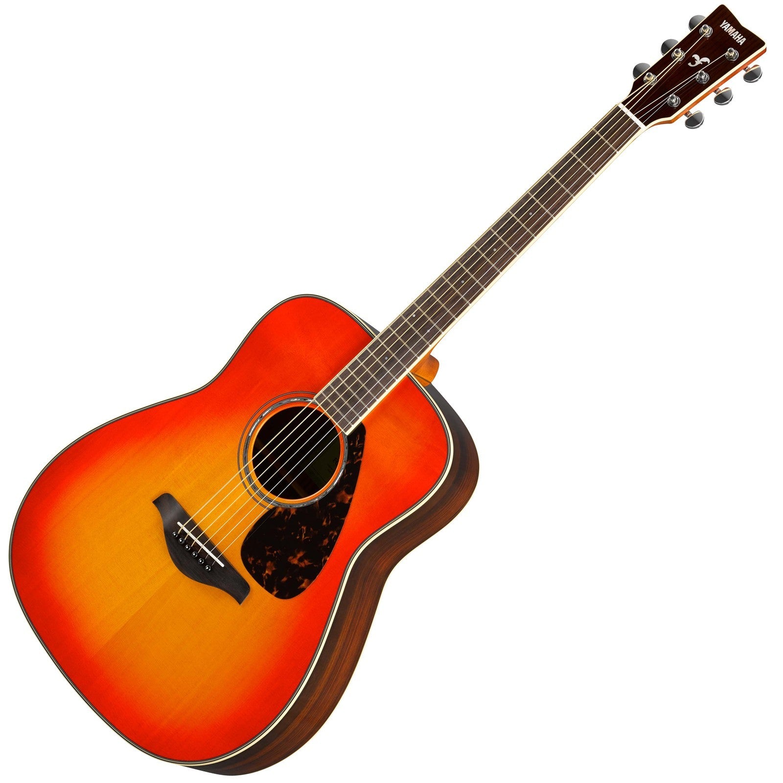 Yamaha FG830 Acoustic Guitar - Autumn Burst COMPLETE GUITAR BUNDLE 