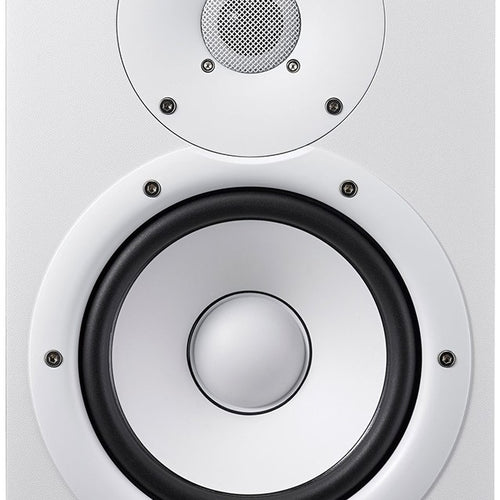 yamaha hs7 6.5" powered studio monitor speaker - white