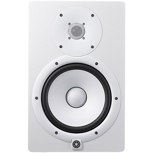 yamaha hs8 8" powered studio monitor speaker - white