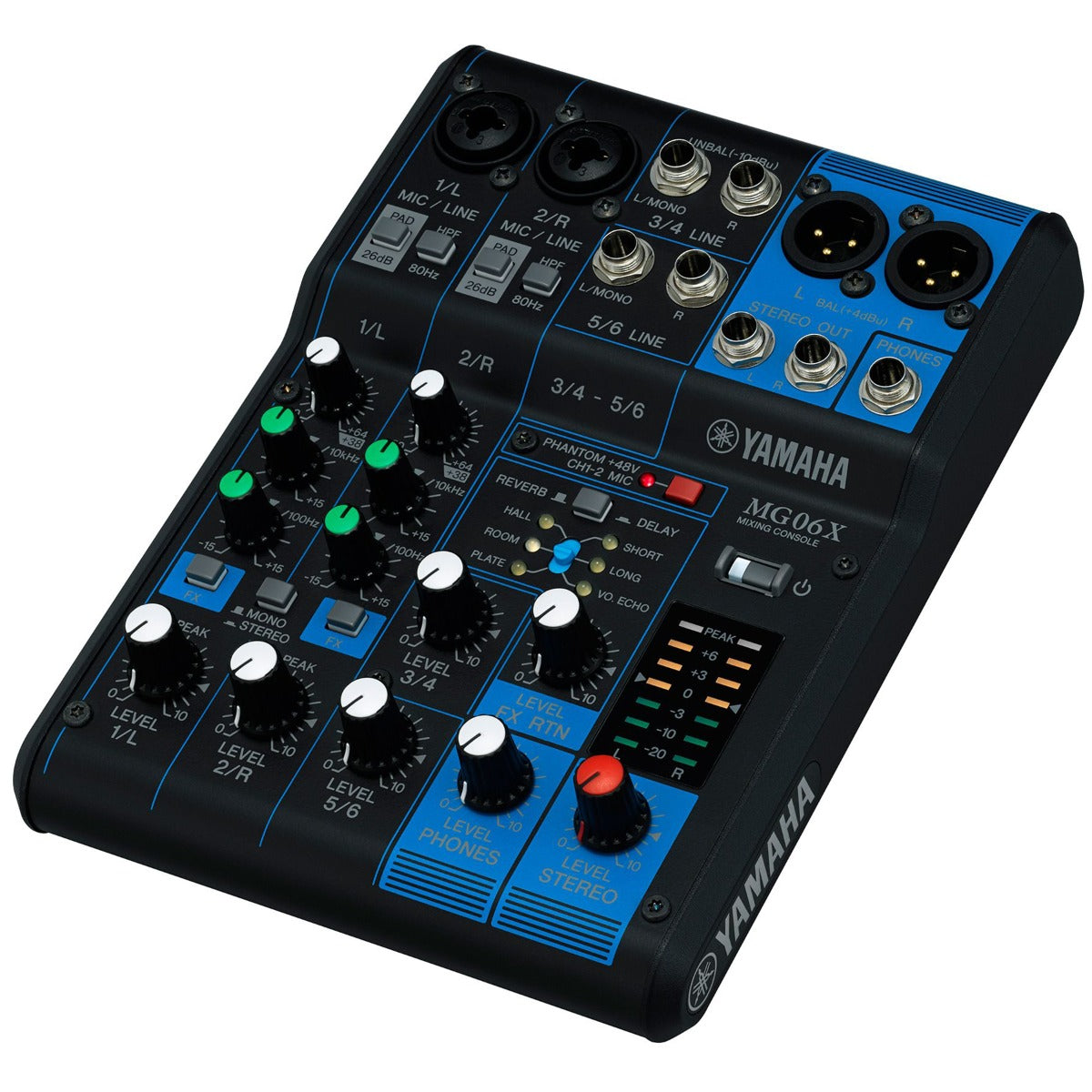 AG06MK2 6-Channel Loopback Audio USB Mixer - Yamaha USA