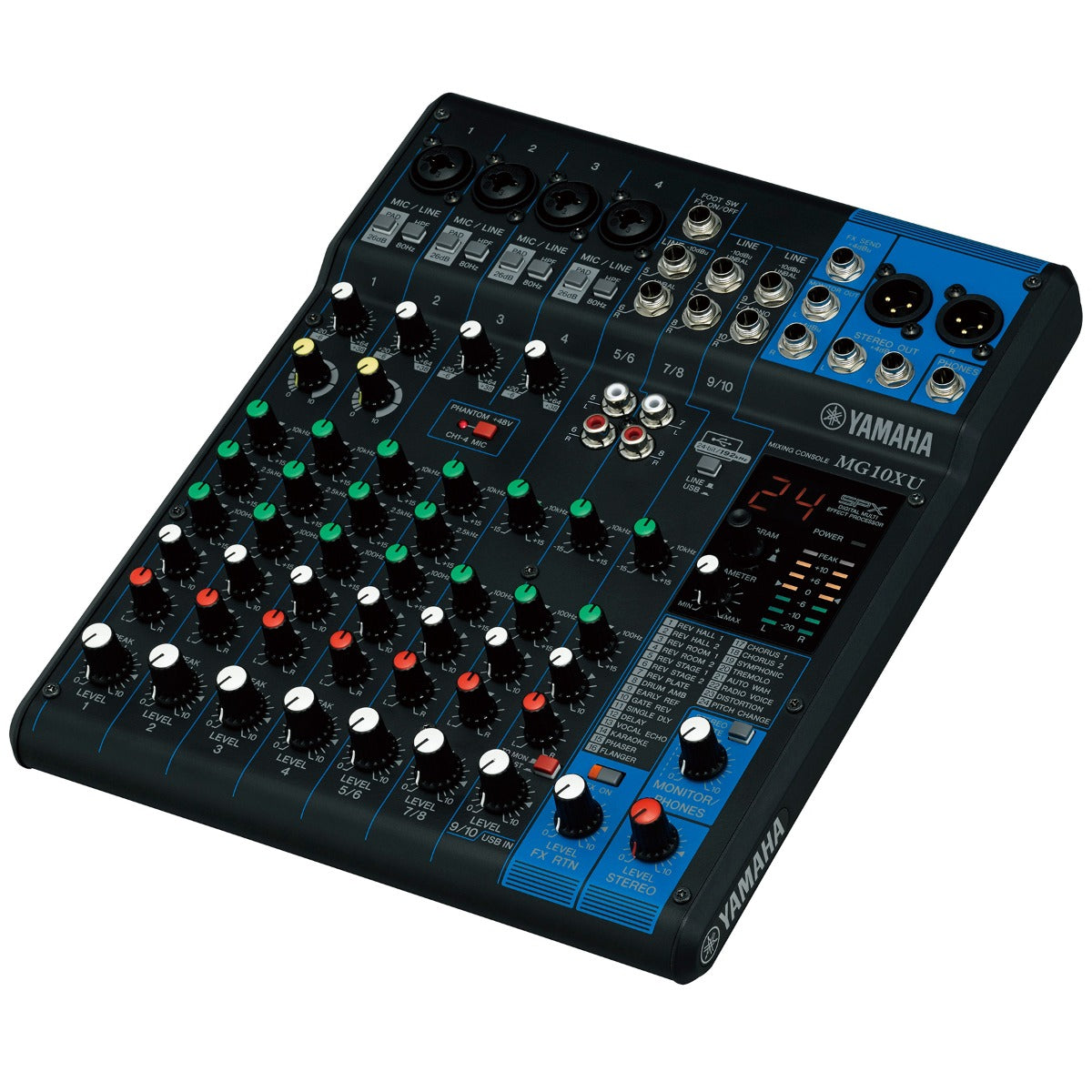 Yamaha MG10XU 10-Channel Compact Stereo Mixer and USB Audio Interface view 4