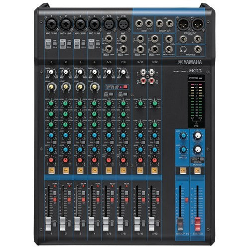 Yamaha MG12 12-Channel Compact Stereo Mixer
