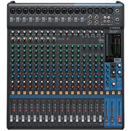 ヤマハ Yamaha MG20XU DJミキサー Yamaha MG20XU 20-Channel Stereo Mixer with USB Audio Interface
