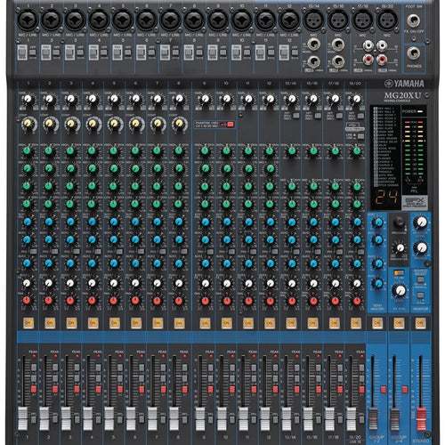 Yamaha MG20XU 20-Channel Stereo Mixer with USB Audio Interface