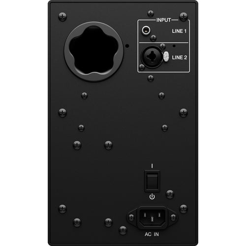 Rear view of Yamaha MSP3A 4" Powered Speaker