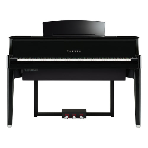 Yamaha AvantGrand N1X Hybrid Piano - Polished Ebony - Front