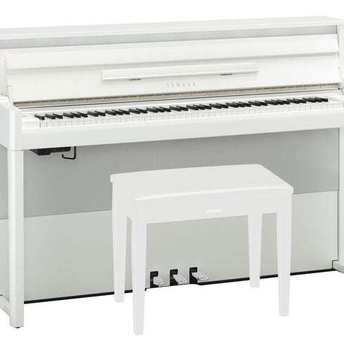 Yamaha AvantGrand NU1X Hybrid Piano - Polished Brilliant White