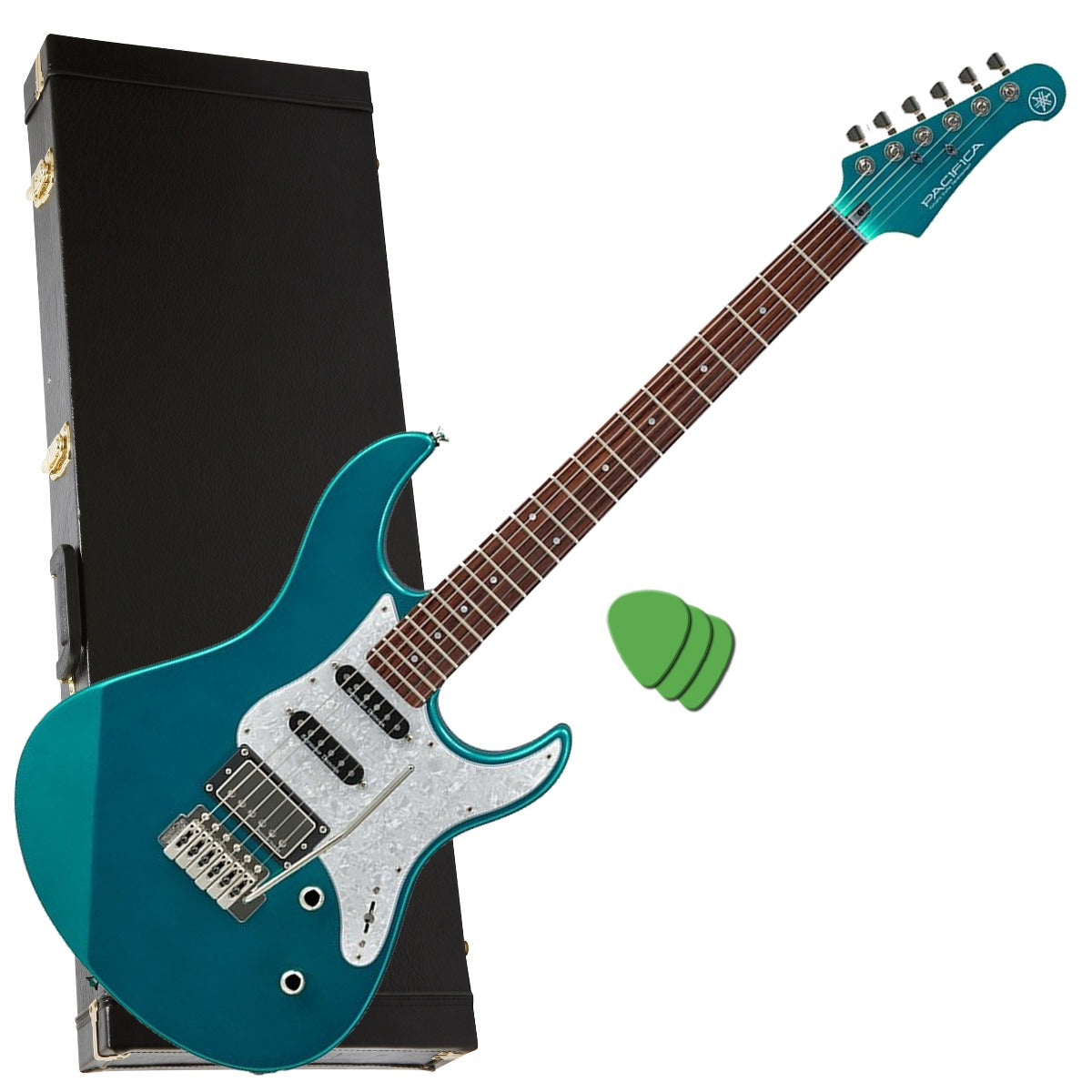 Yamaha Pacifica PAC612VIIX Electric Guitar - Teal Green PERFORMER PAK
