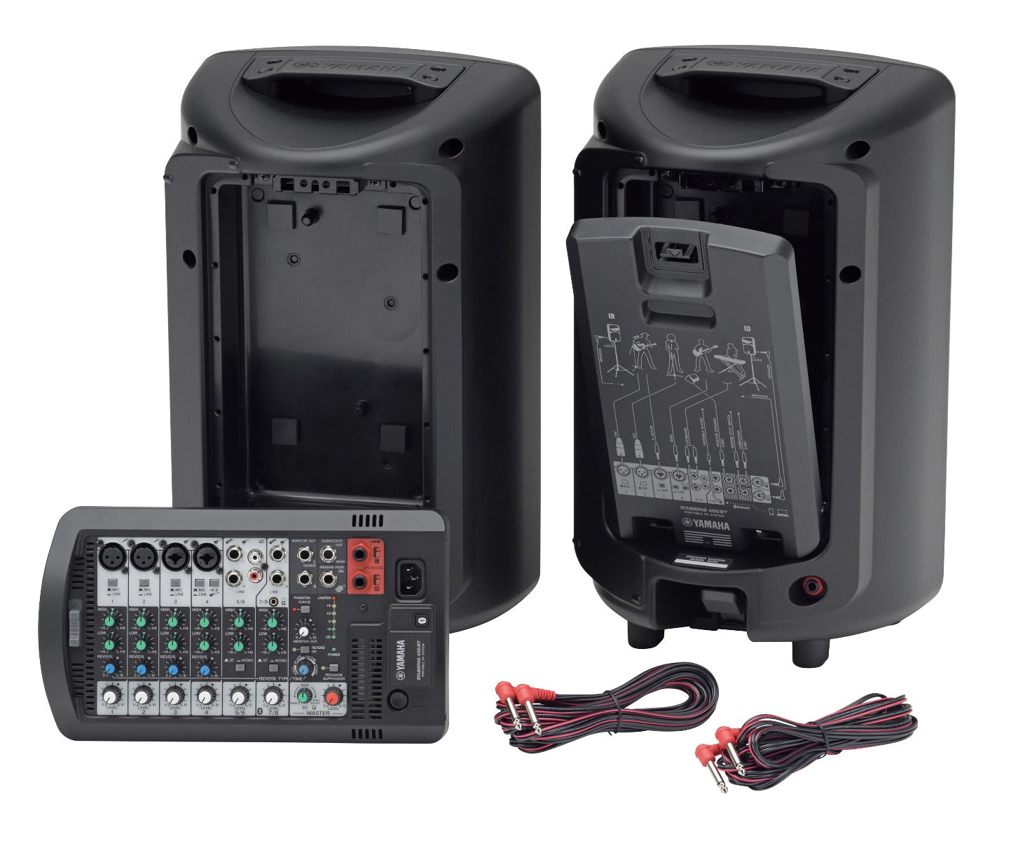 Yamaha stagepas speaker cables store