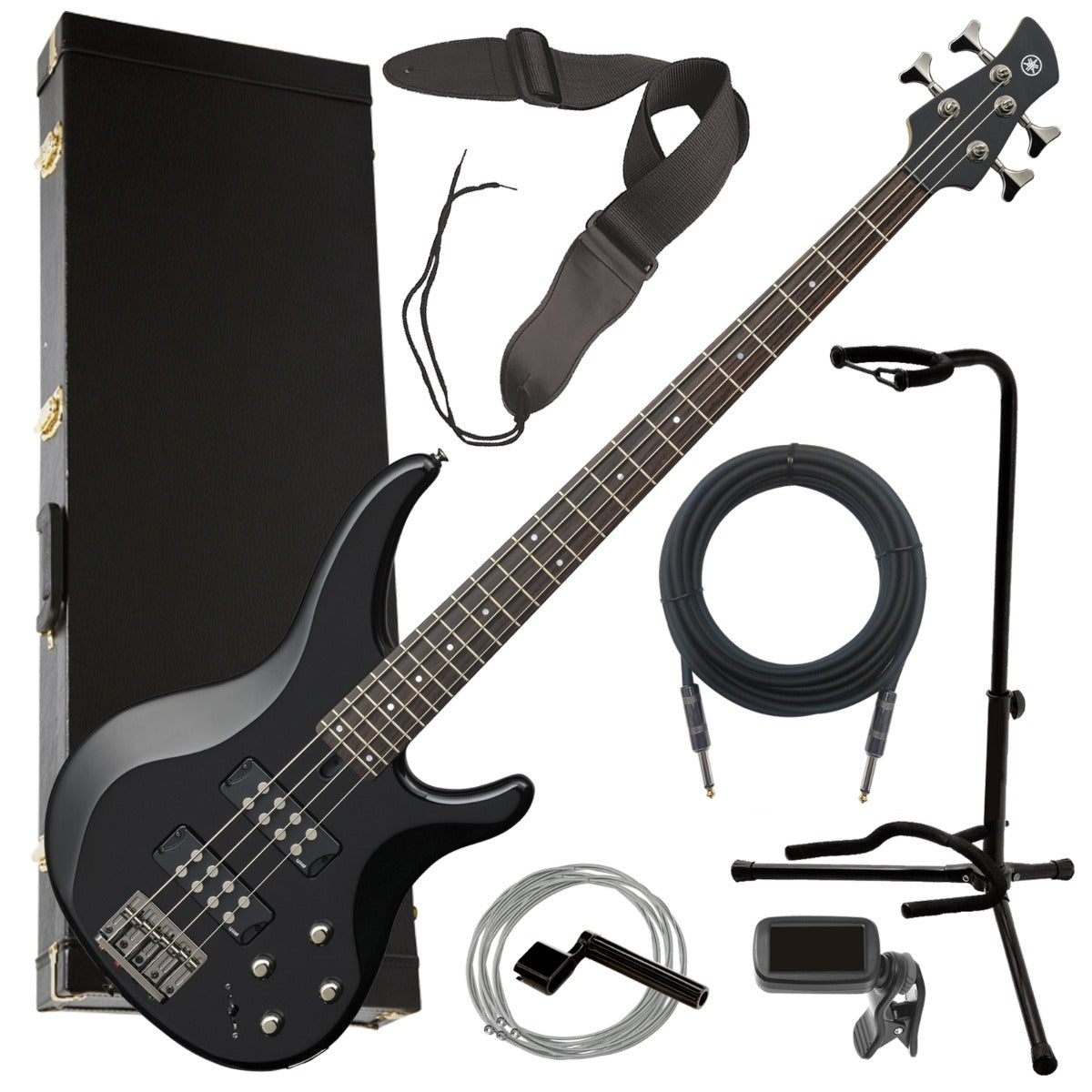 Yamaha TRBX304 4-String Electric Bass Guitar - Black COMPLETE BASS BUN –  Kraft Music