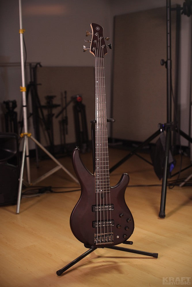 Yamaha TRBX505 5-String Electric Bass Guitar - Translucent Brown – Kraft  Music