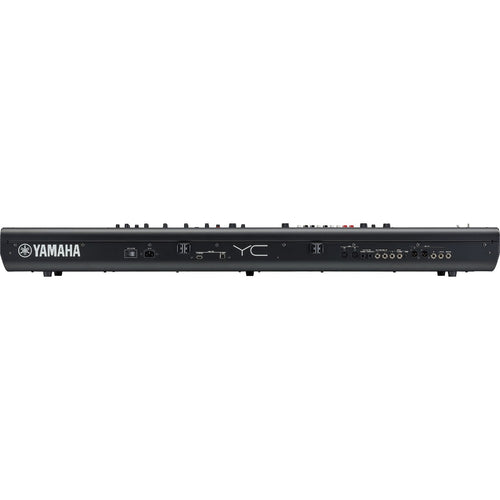 Rear view of Yamaha YC88 88-Key Stage Keyboard and Organ