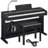 Collage of the components in the Yamaha Arius YDP-145 Digital Piano - Black Walnut COMPLETE HOME BUNDLE