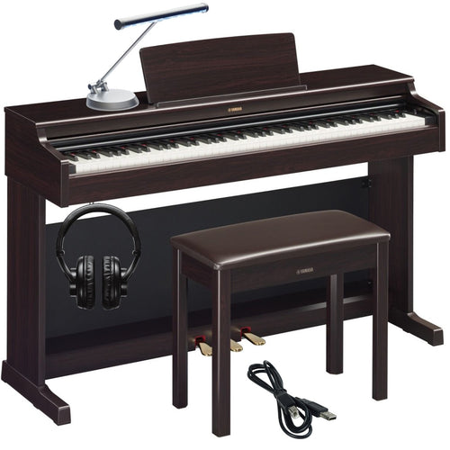 Yamaha Arius YDP-165 Digital Piano - Dark Rosewood COMPLETE HOME BUNDLE