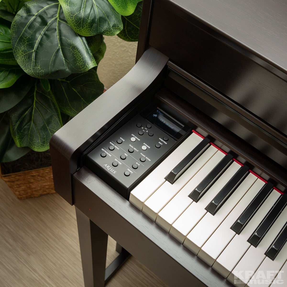Yamaha Arius YDP-184 Digital Piano - Rosewood - Controls