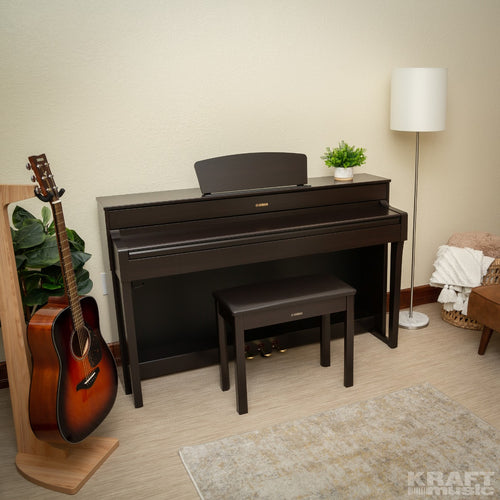 Yamaha Arius YDP-184 Digital Piano - Rosewood - Key Cover Closed