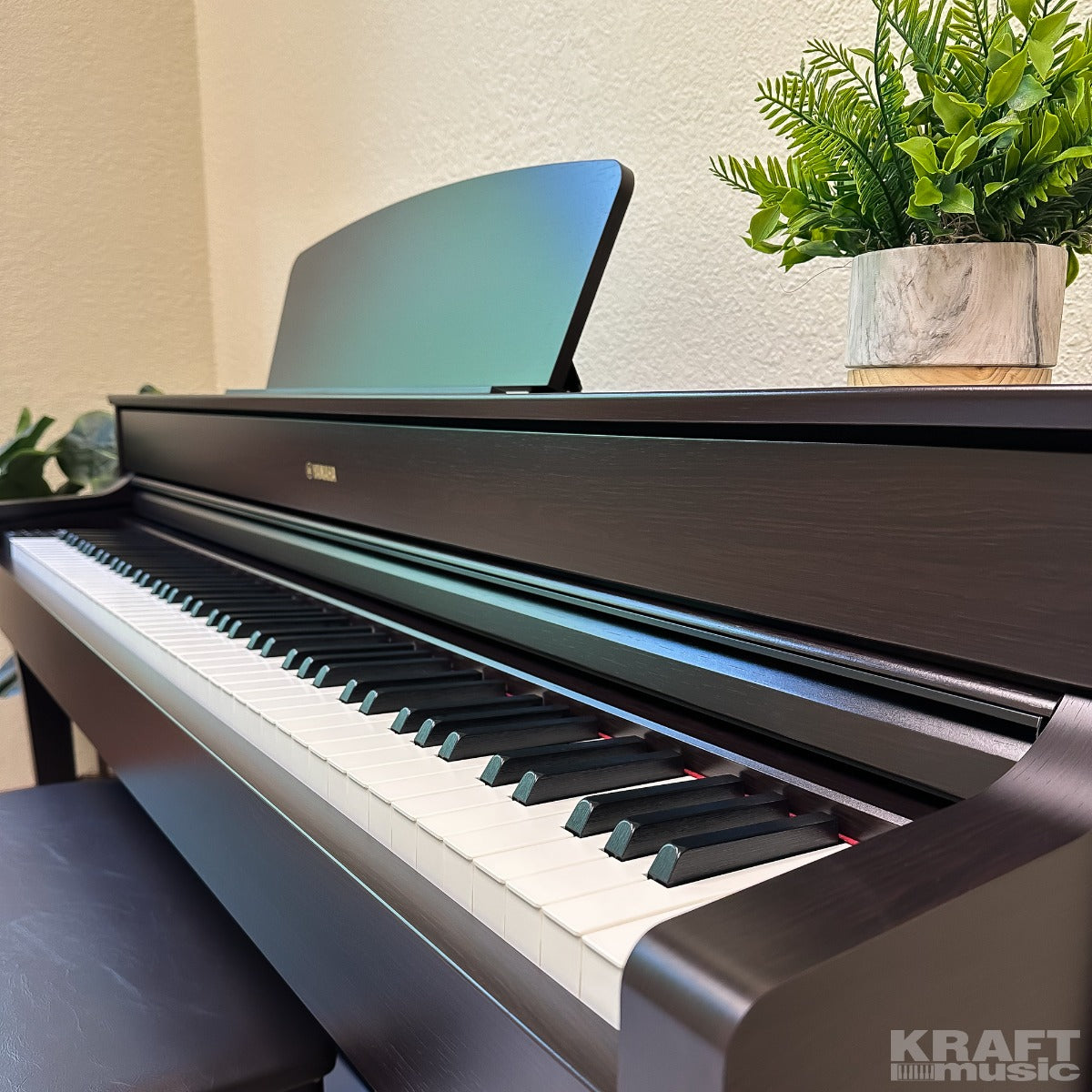 Yamaha Arius YDP-184 Digital Piano - Rosewood - Style Shot 3