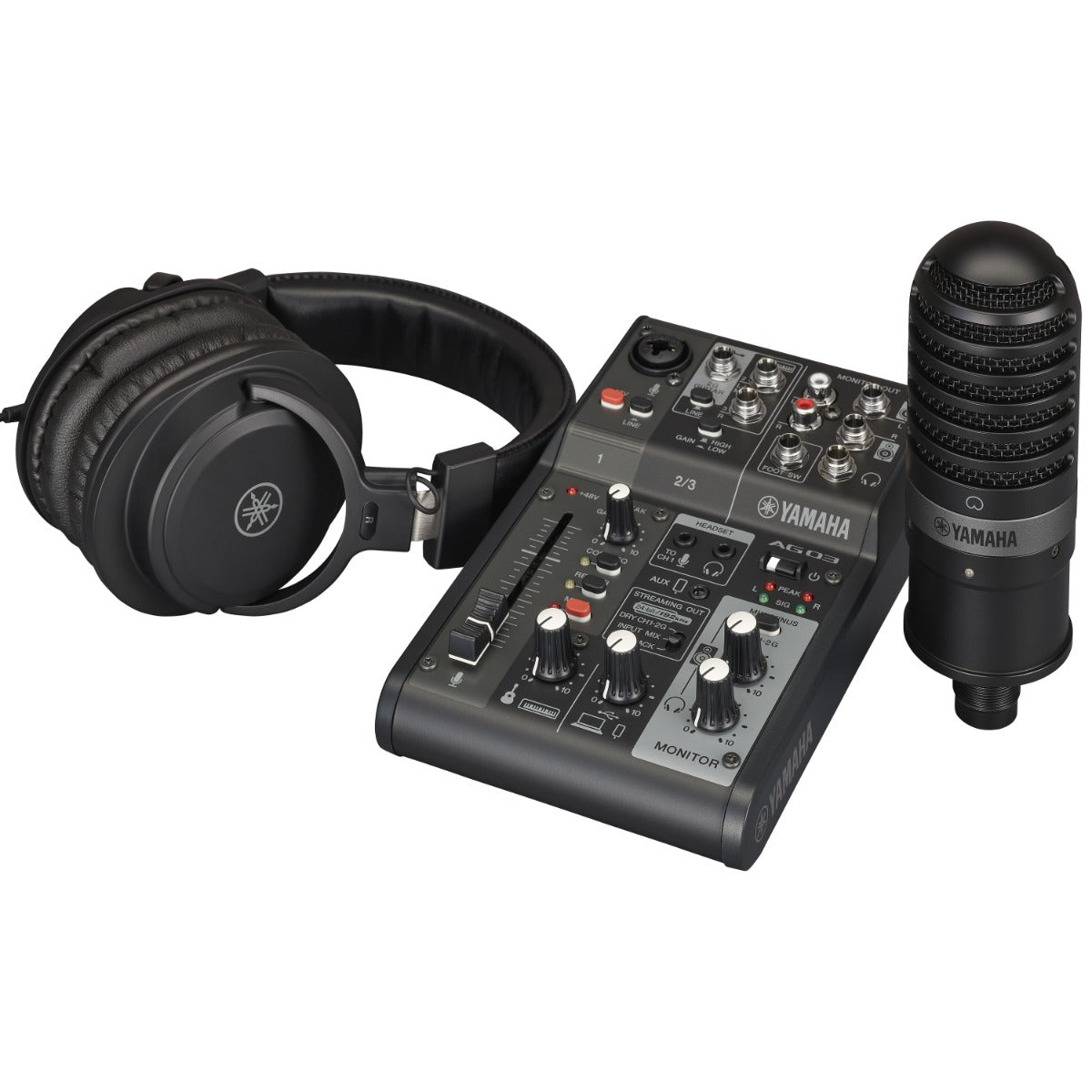 Yamaha AG03 MK2 Live Streaming Pack - Black