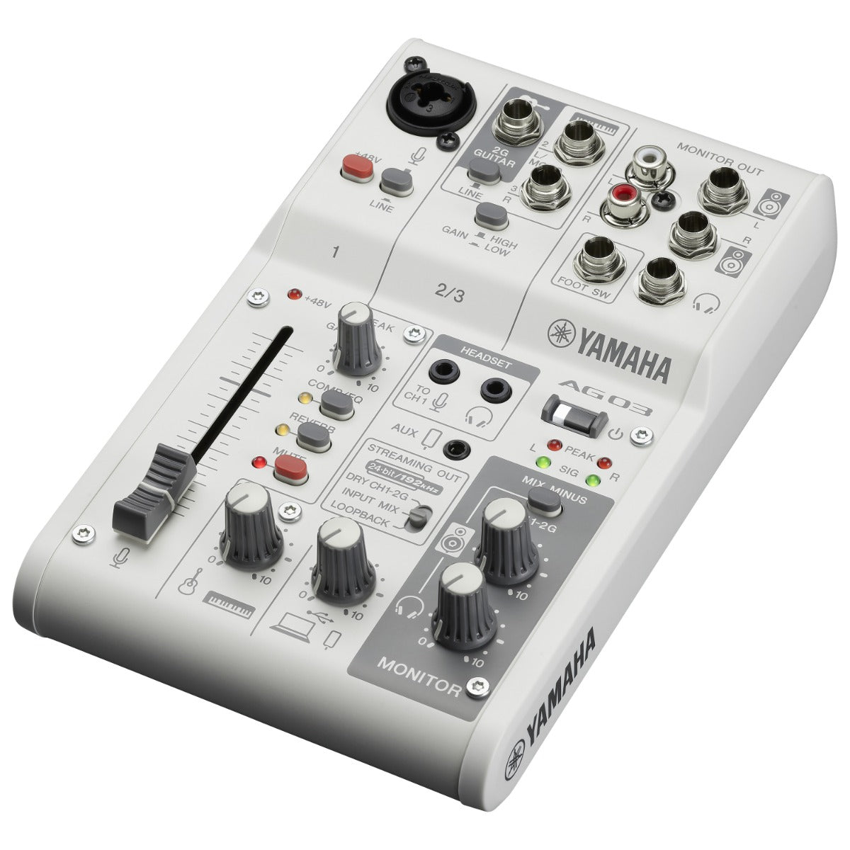 Yamaha AG03 MK2 Live Streaming Pack - White – Kraft Music 