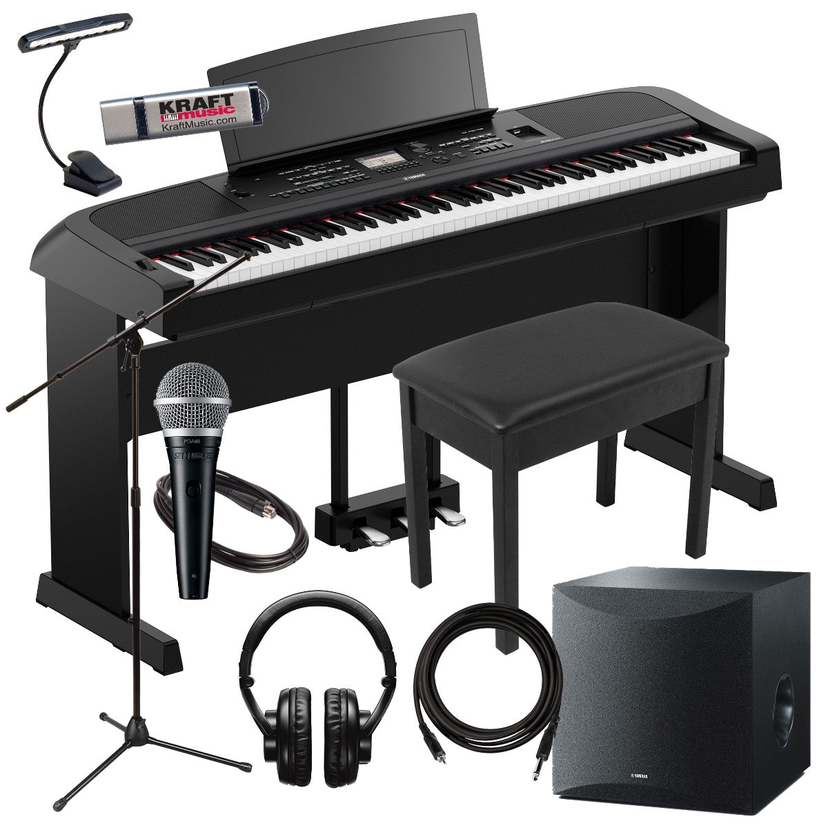 Yamaha dgx 670 sale black