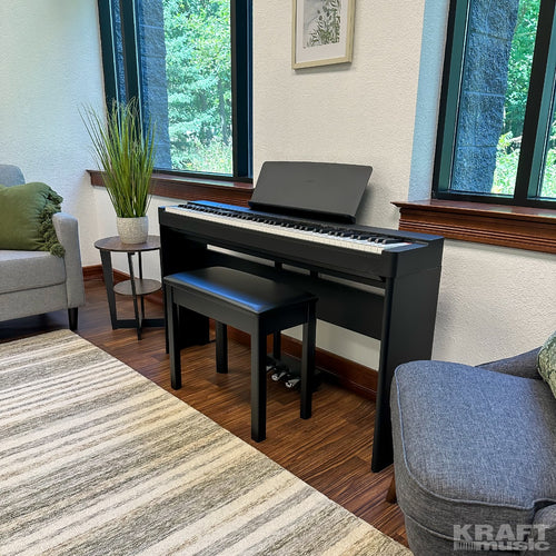 Yamaha P225B Digital Piano - Black, View 1