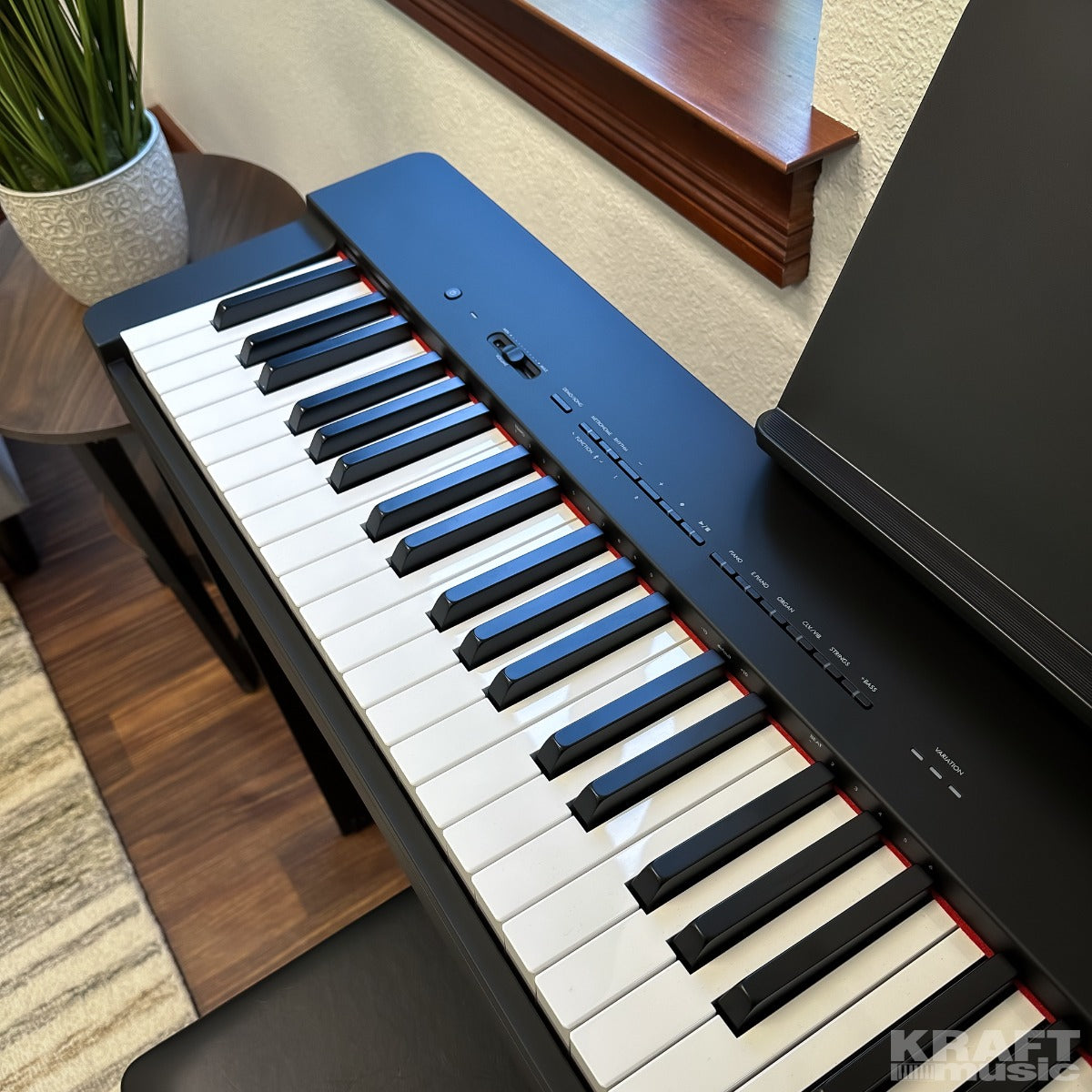 - Kraft Black Yamaha Digital – Music STAGE Piano BUNDLE ESSENTIALS P-225