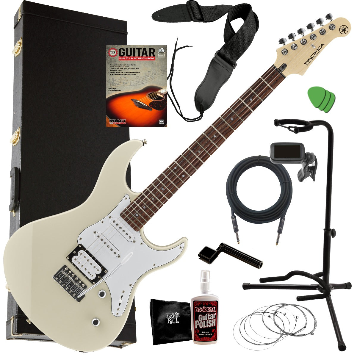 Yamaha Pacifica PAC112V Electric Guitar Vintage White COMPLETE