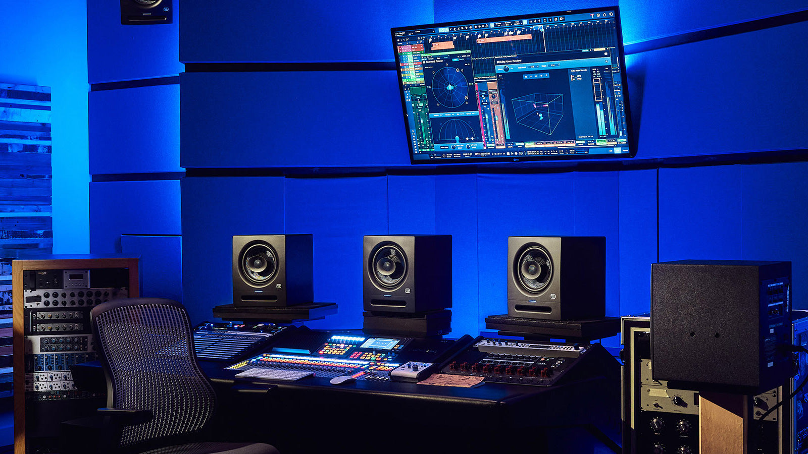 Recording studio with PreSonus gear