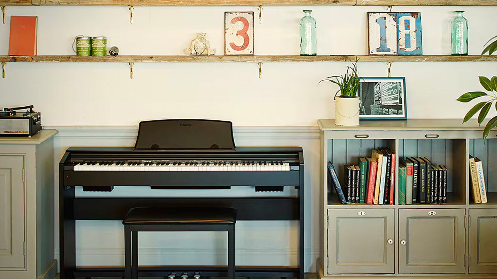 A Casio PX-765 in a classroom