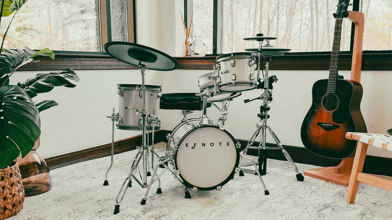 An Efnote Mini in a stylish living space