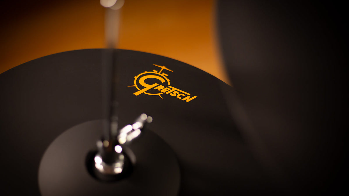 A Gretsch electronic hi-hat cymbal