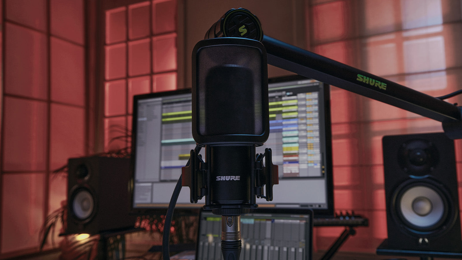 A Shure SM4 in a studio