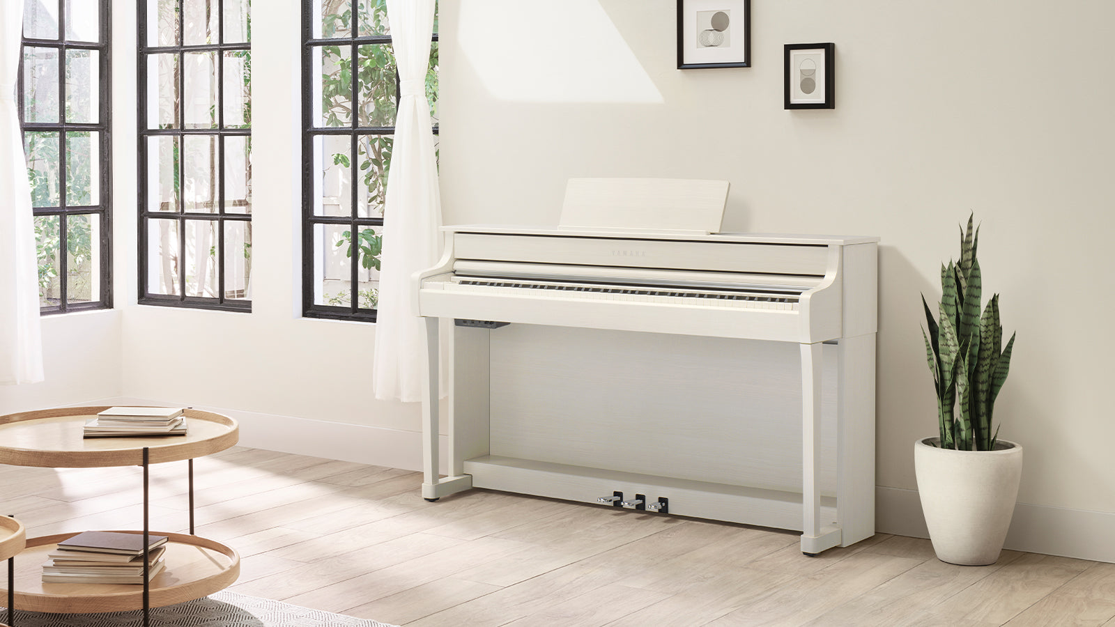 A Yamaha CLP-835 in a stylish living room