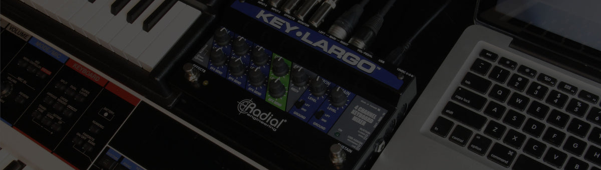 Radial Keycode 2296 Radial Key-Largo Keyboard Mixer and Performance Pedal – Kraft Music