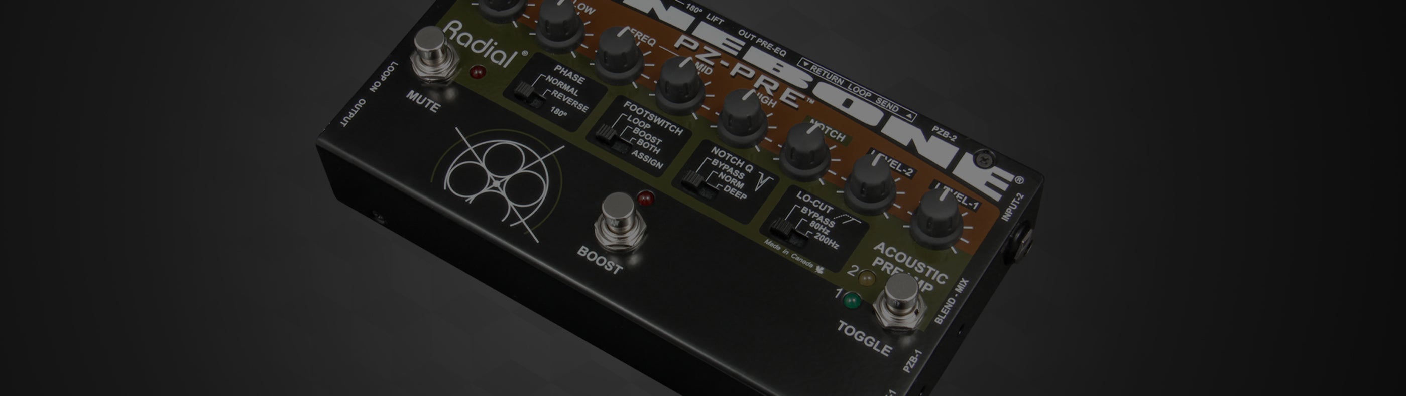 Radial Acoustic Preamps