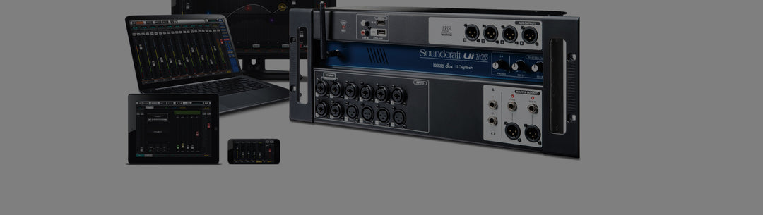 Soundcraft Ui Series Remote-Controlled Digital Mixers – Kraft Music